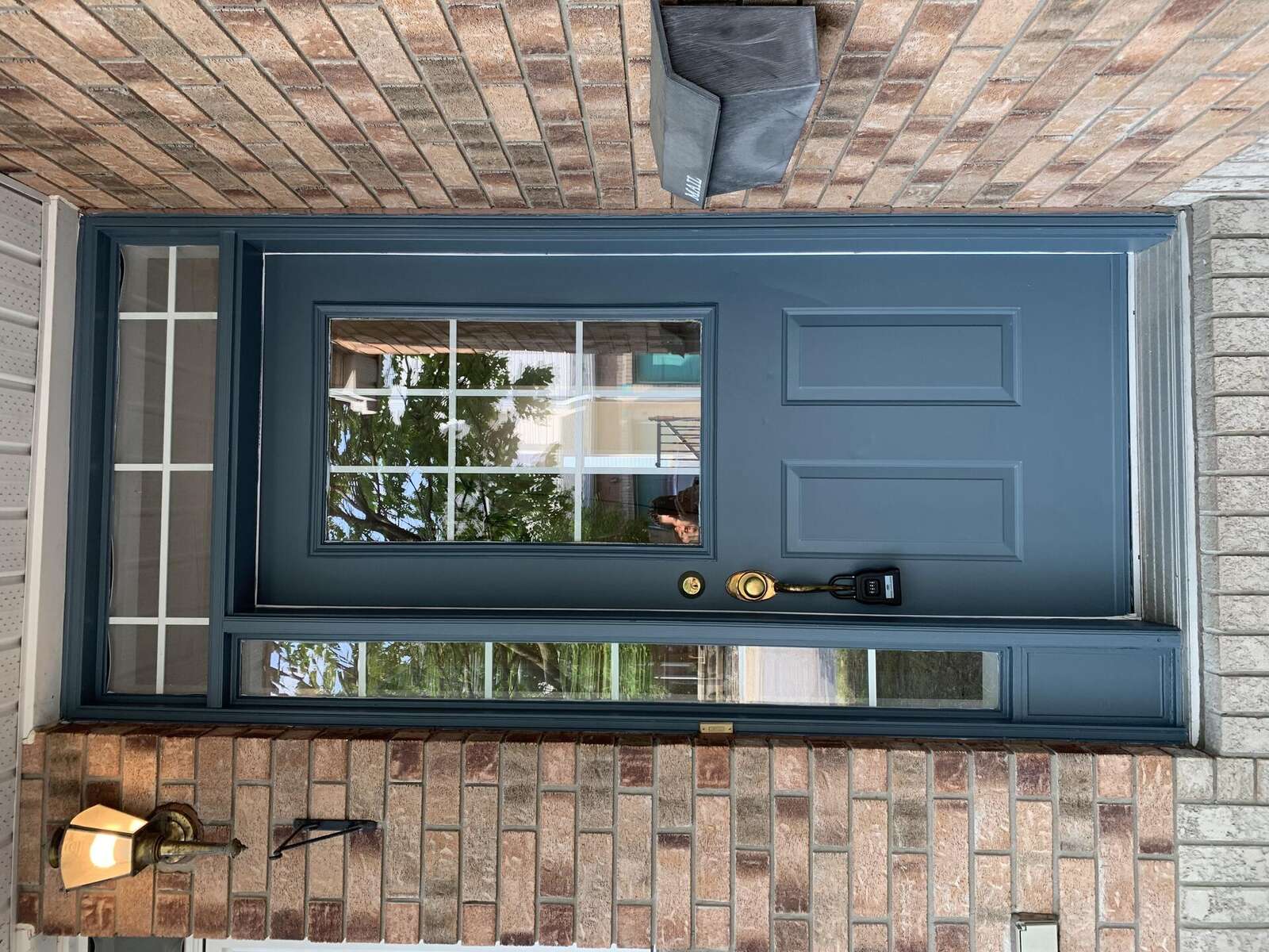 After Professional Garage & Entry Door Painting